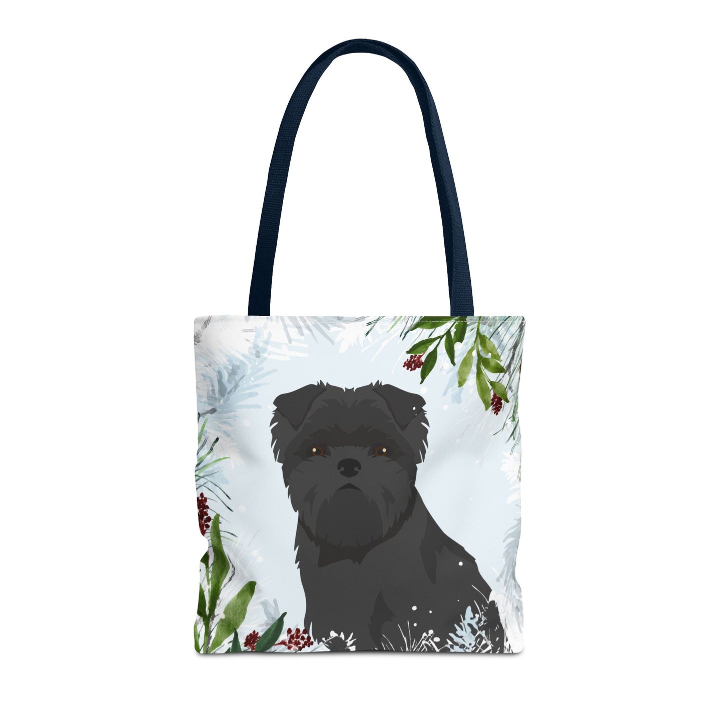 Affenpinscher Dog Christmas Holiday Tote Bag 16x16
