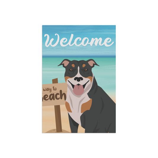 Pit Bull Dog Garden Flag