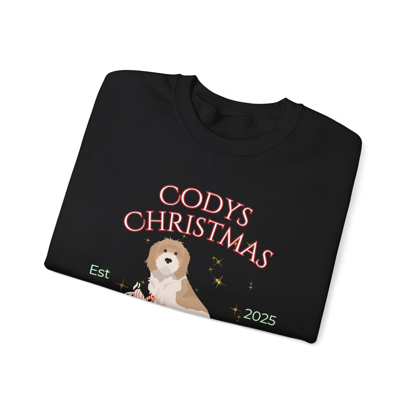 Grand Basset Griffon Vandeen Dog Christmas Social Club Unisex Heavy Blend Crewneck Sweatshirt Custom Name