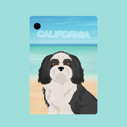 Shih Tzu Dog Keychain