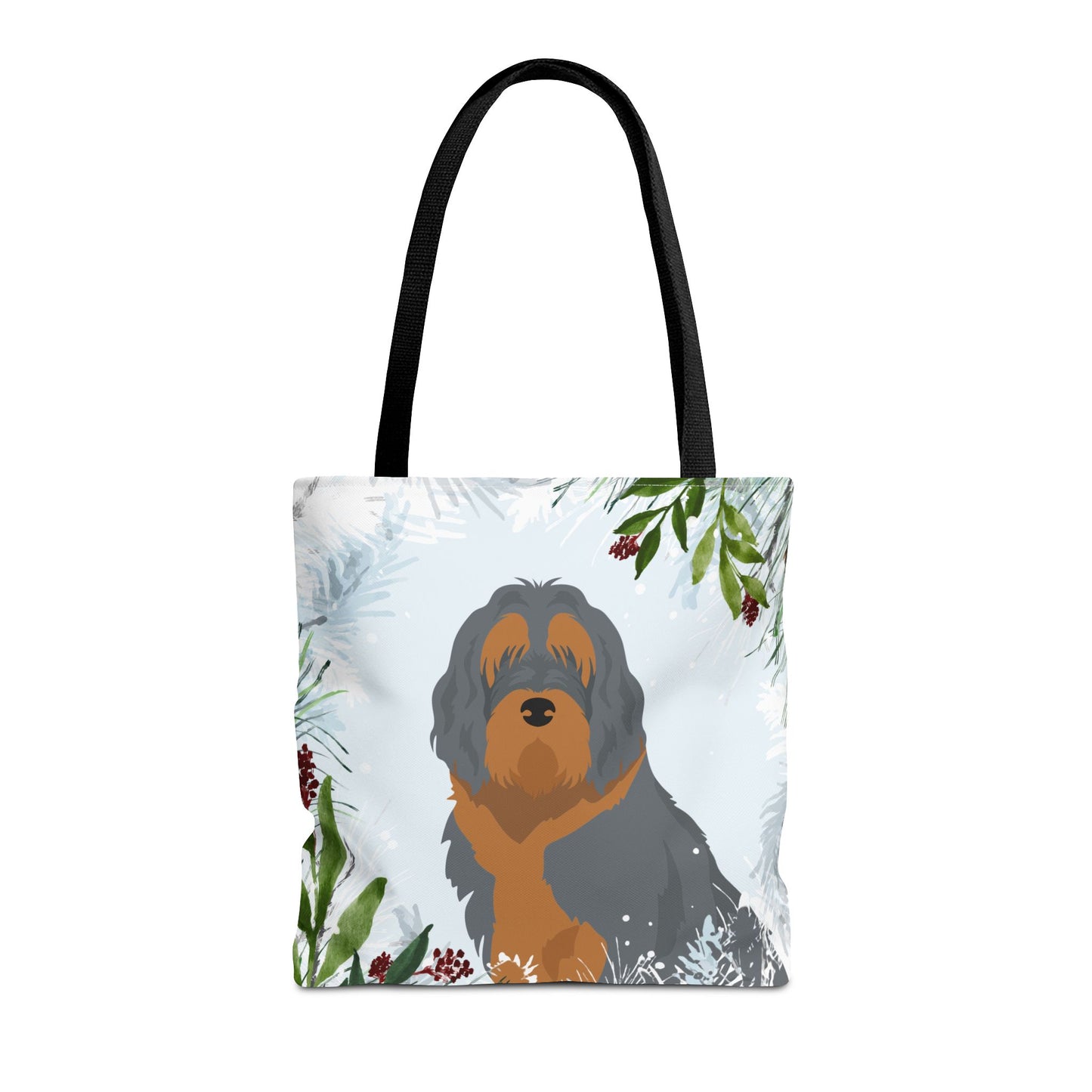 Otterhound Dog Christmas Holiday Tote Bag 16x16