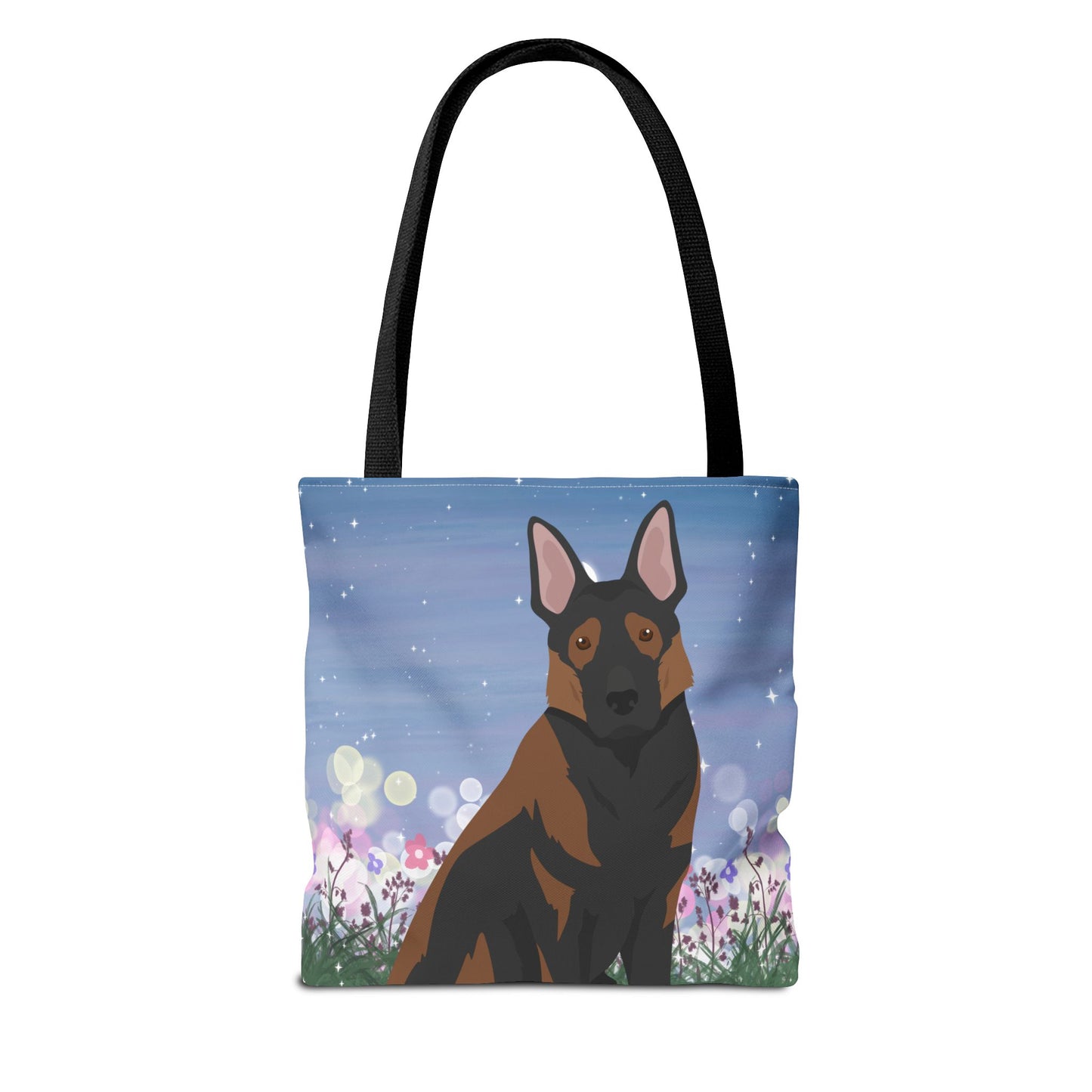 German Shepherd Dog Tote Bag 13x13