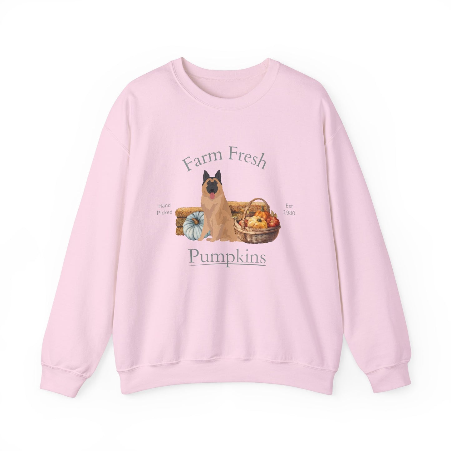 Belgian Tervuren Dog Fall Halloween Unisex Heavy Blend Crewneck Sweatshirt