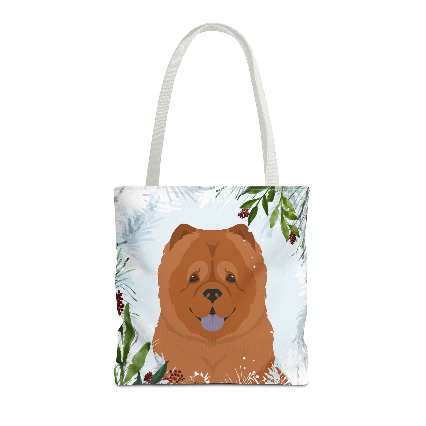 Chow Chow Dog Christmas Holiday Tote Bag 16x16