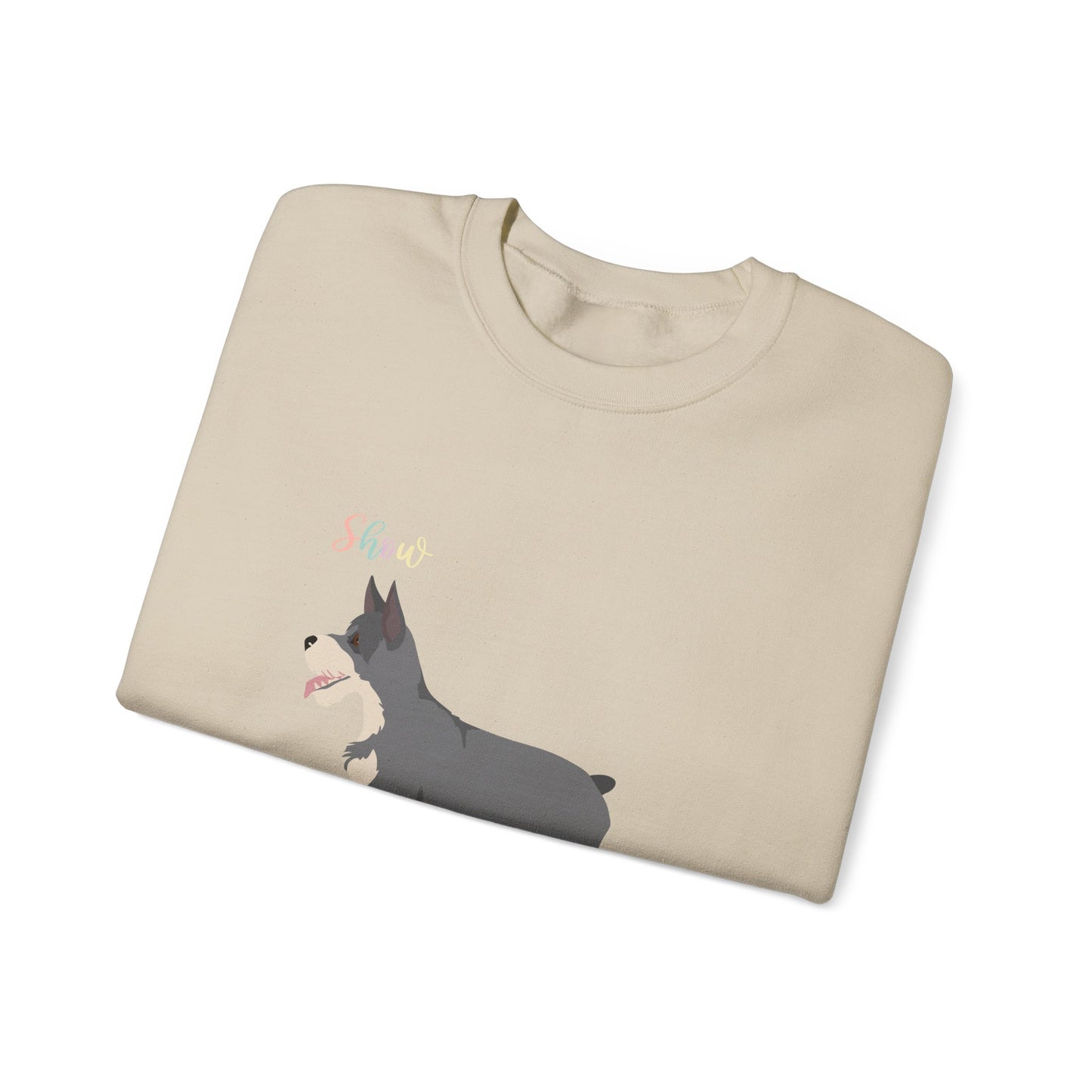 Schnauzer Dog Unisex Heavy Blend Crewneck Sweatshirt