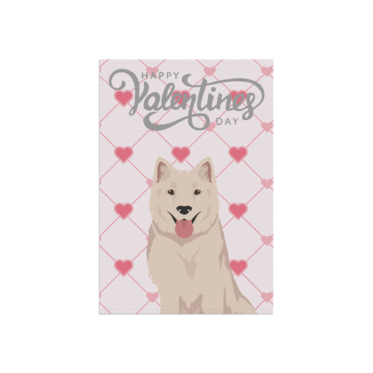 Kintamani Bali Dog Valentines Day Garden Flag