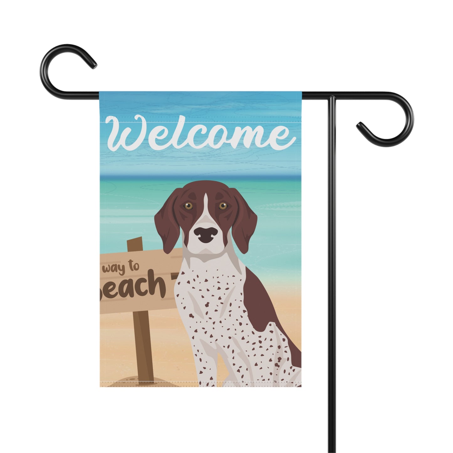 German Shorthaired Pointer Dog Garden Flag