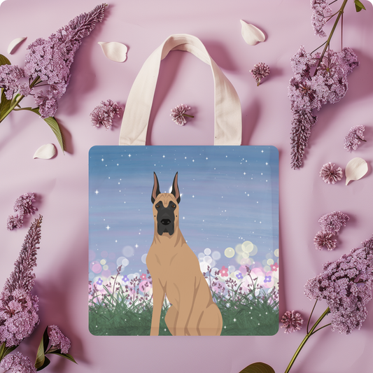 Great Dane Dog Tote Bag 13x13
