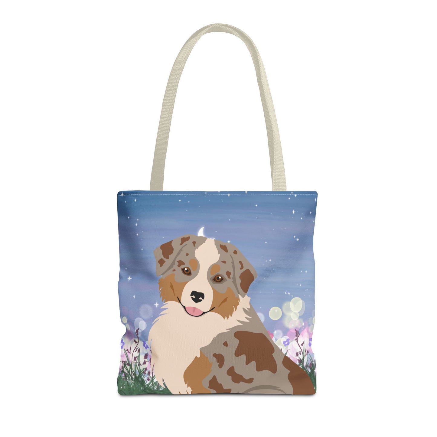 Miniature American Shepherd Dog Tote Bag 16x16