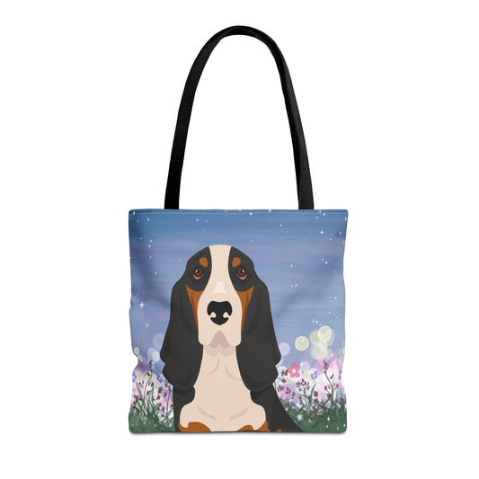 Basset Hound Dog Tote Bag 16x16