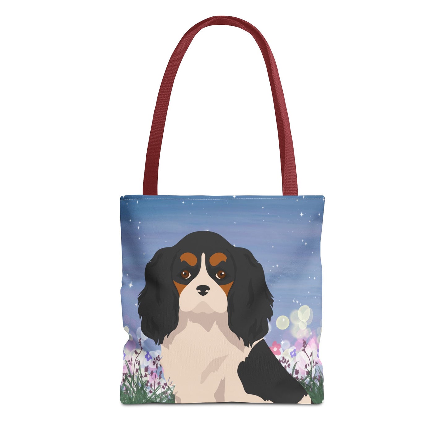 Cavalier King Charles Spaniel Dog Tote Bag 13x13
