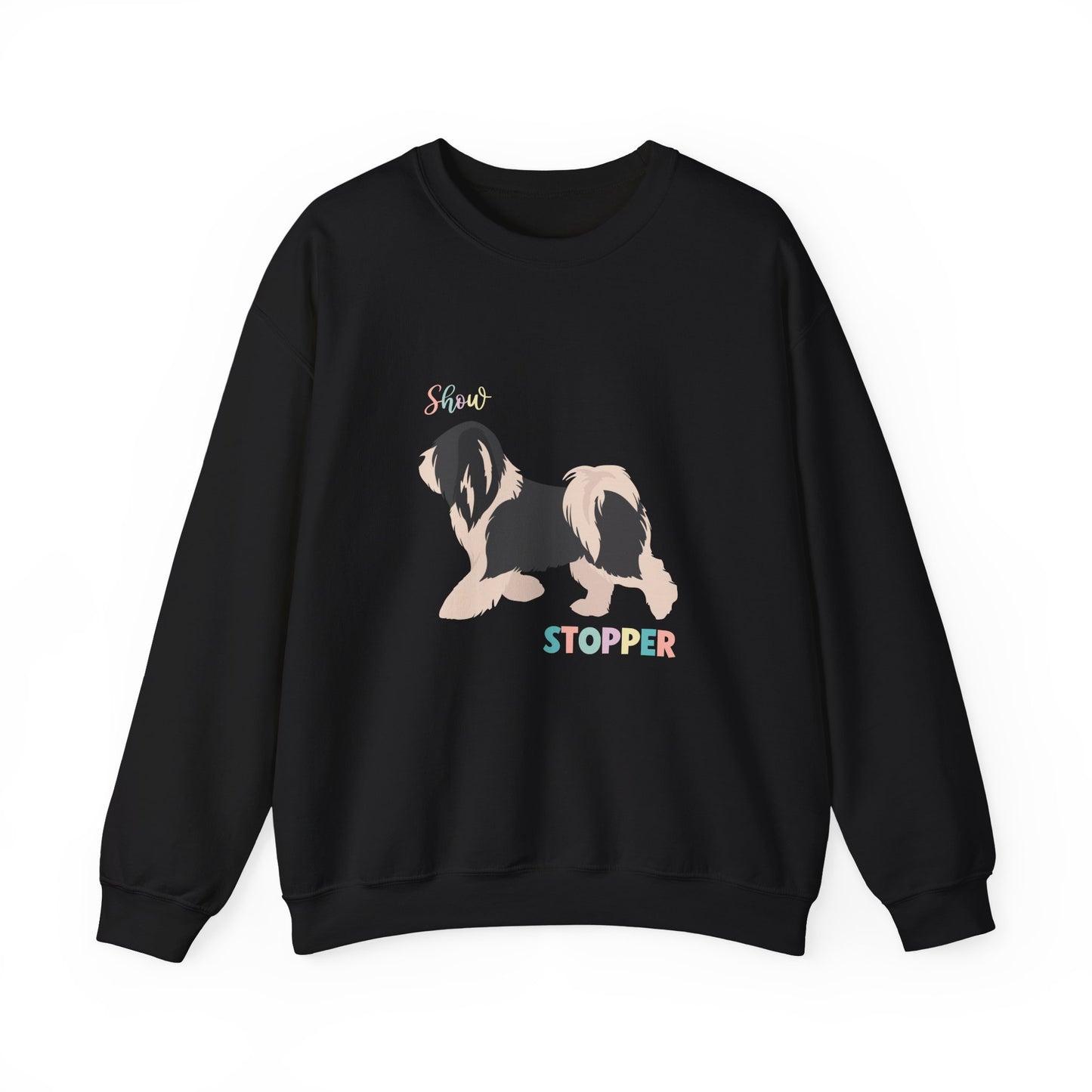Tibetan Terrier Dog Unisex Heavy Blend Crewneck Sweatshirt
