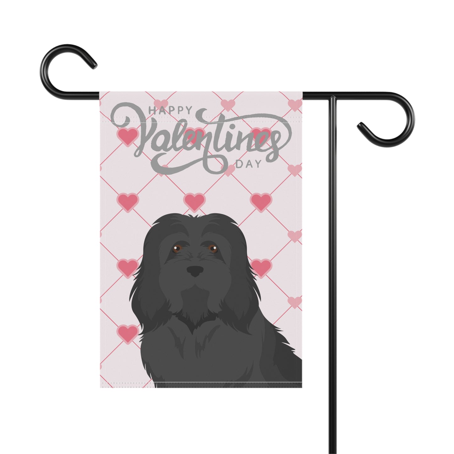 Havanese Dog Valentines Day Garden Flag