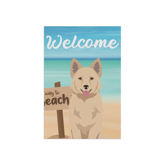 Mudi Dog Garden Flag