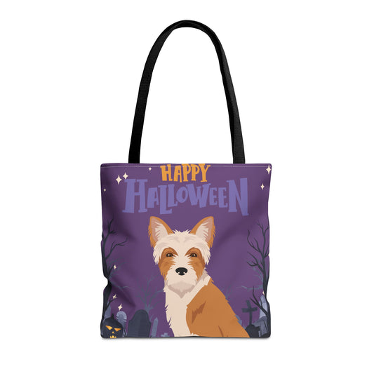Portuguese Podengo Dog Happy Halloween Tote Bag 16x16