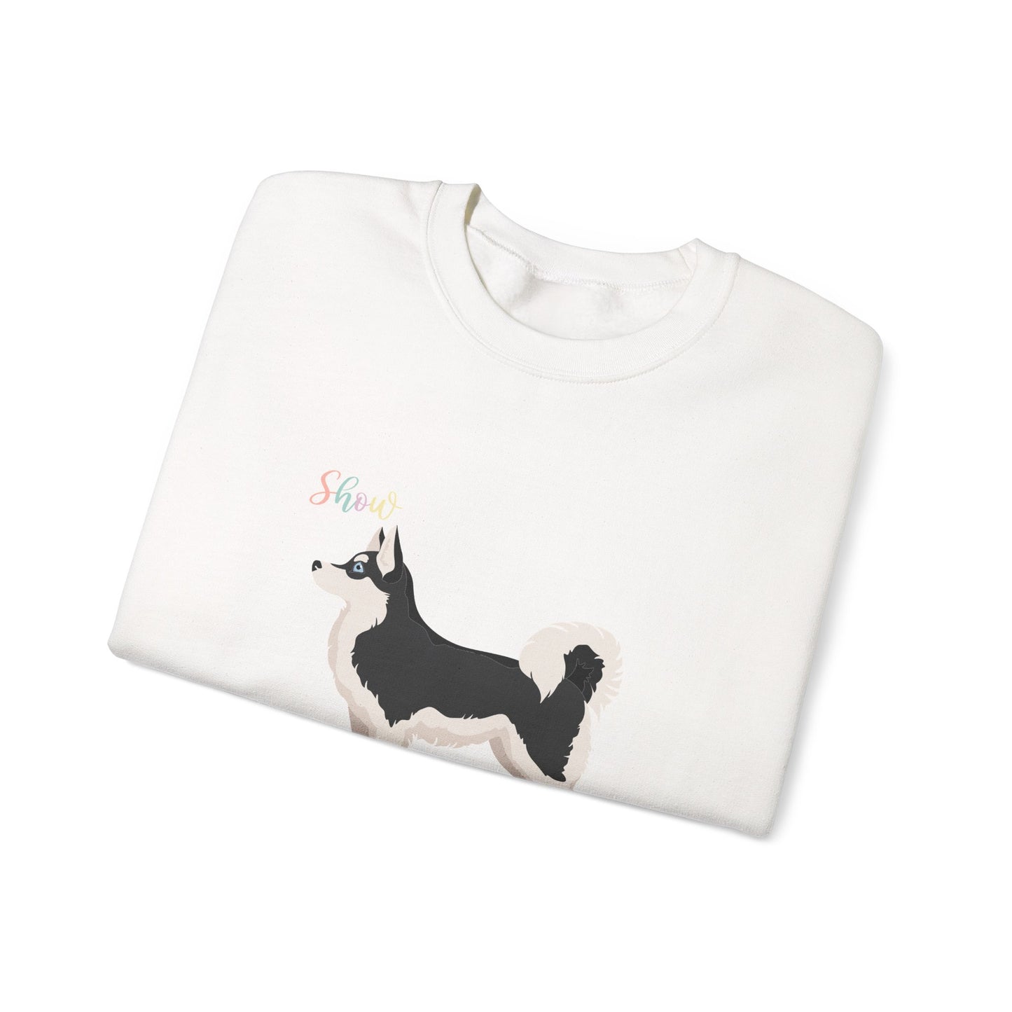 Alaskan Klee Kai Dog Unisex Heavy Blend Crewneck Sweatshirt