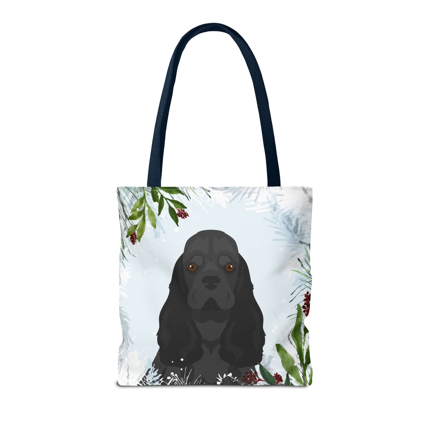 Cocker Spaniel Dog Christmas Holiday Tote Bag 16x16