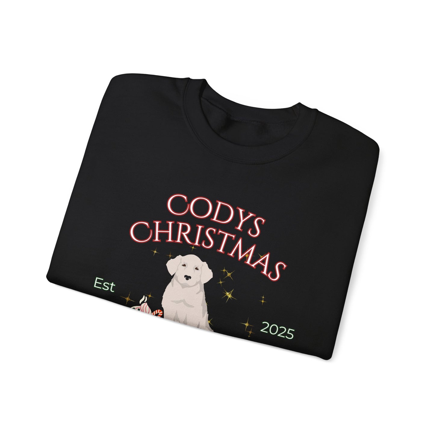 Kuvas Dog Christmas Social Club Unisex Heavy Blend Crewneck Sweatshirt Custom Name