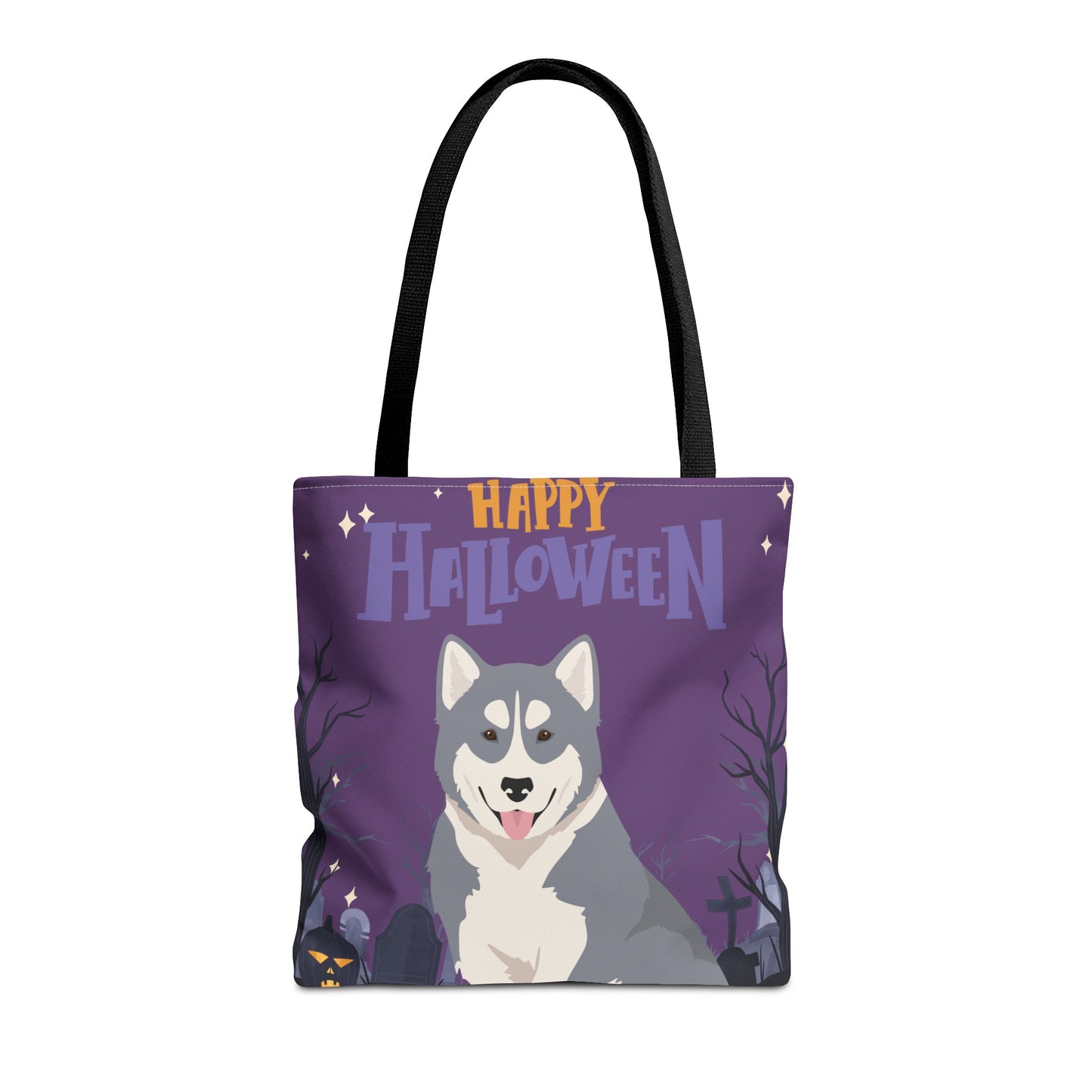 Canadian Inuit Dog Dog Happy Halloween Tote Bag 16x16