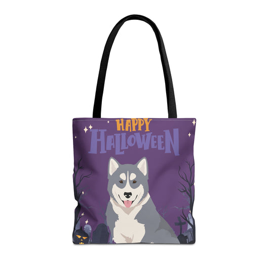 Canadian Inuit Dog Dog Happy Halloween Tote Bag 16x16