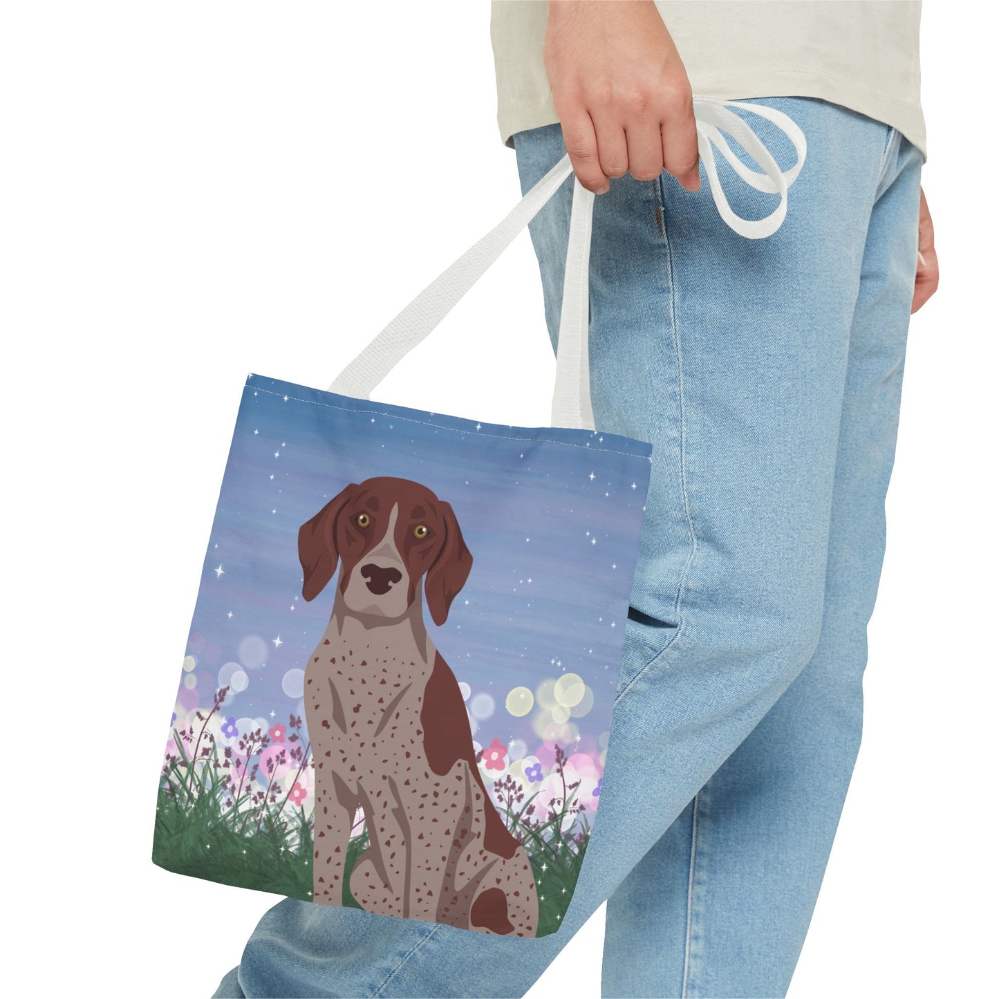 German Shorthaired Pointer Dog Tote Bag 13x13