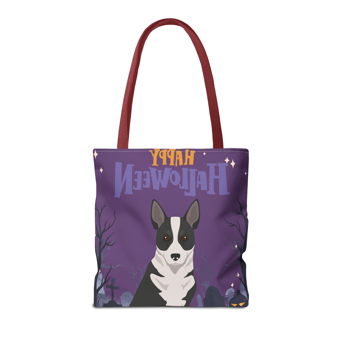 Canaan Dog Dog Happy Halloween Tote Bag 16x16