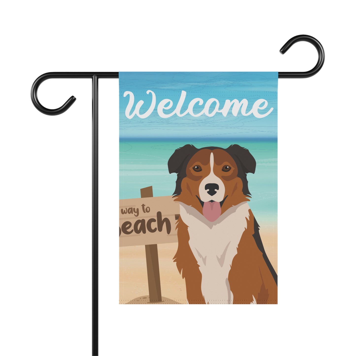 English Shepherd Dog Garden Flag