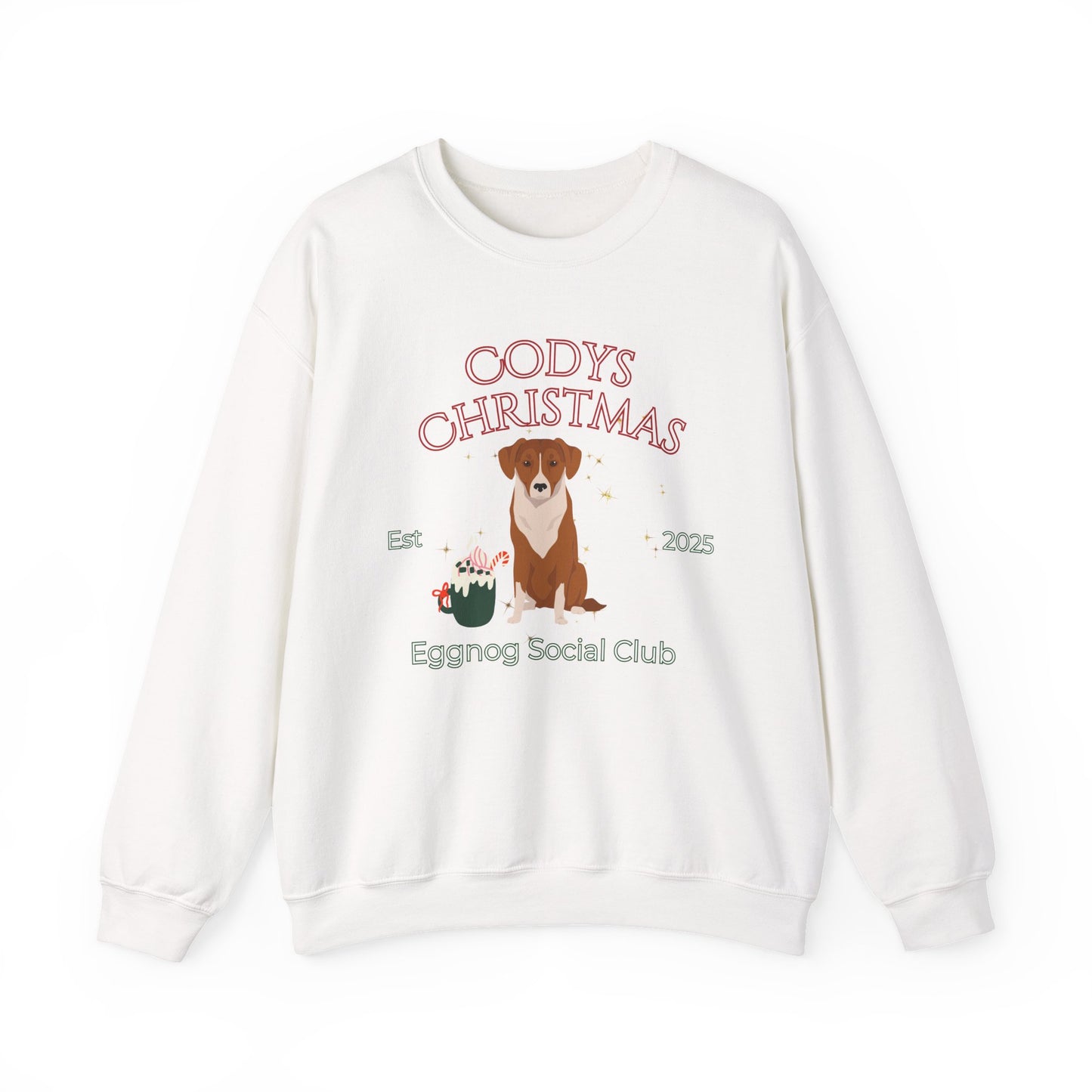 Australian Pinscher Dog Dog Christmas Social Club Unisex Heavy Blend Crewneck Sweatshirt Custom Name