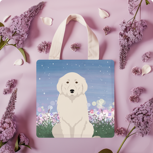 Great Pyrenees Dog Tote Bag 13x13