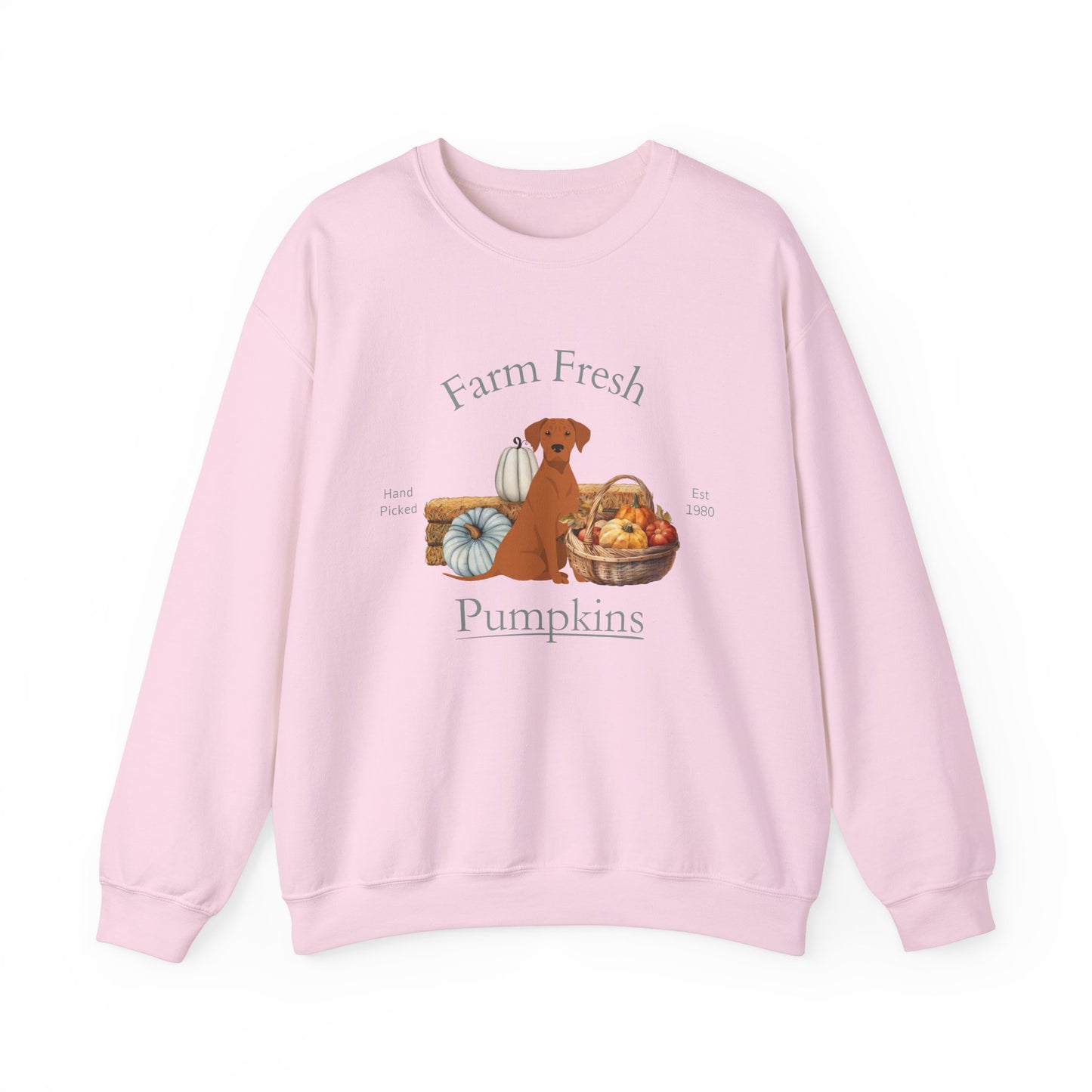 Rhodesian Ridgeback Dog Fall Halloween Unisex Heavy Blend Crewneck Sweatshirt