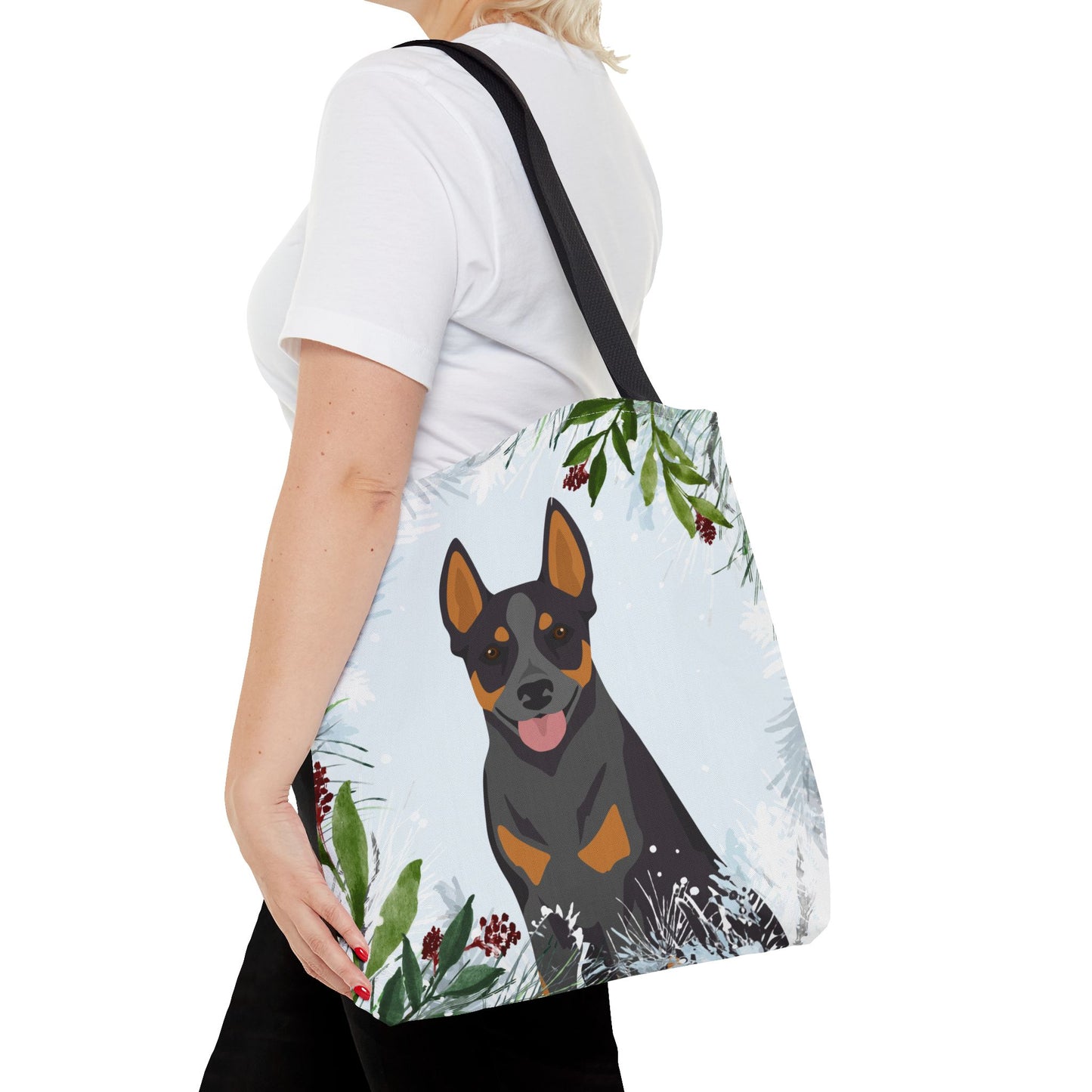 Australian Stumpy Tail Cattle Dog Dog Christmas Holiday Tote Bag 16x16