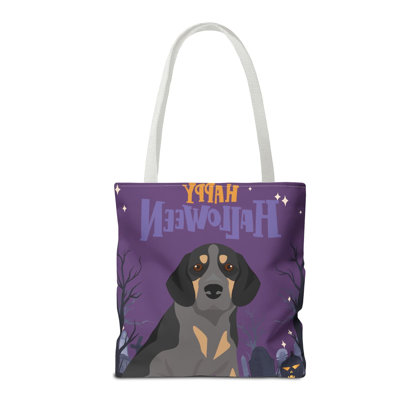 Beagle Dog Happy Halloween Tote Bag 16x16