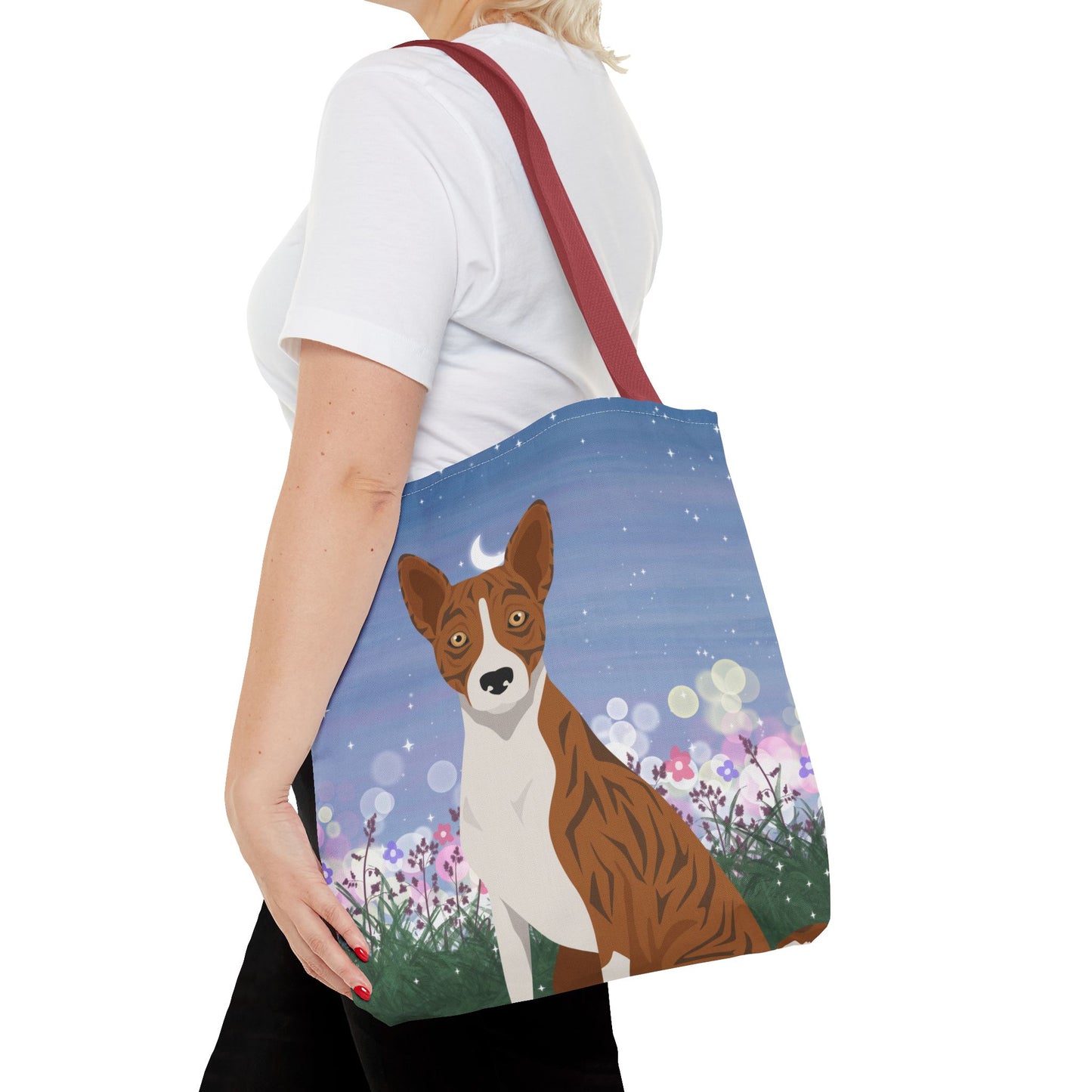 Basenji Dog Tote Bag 16x16