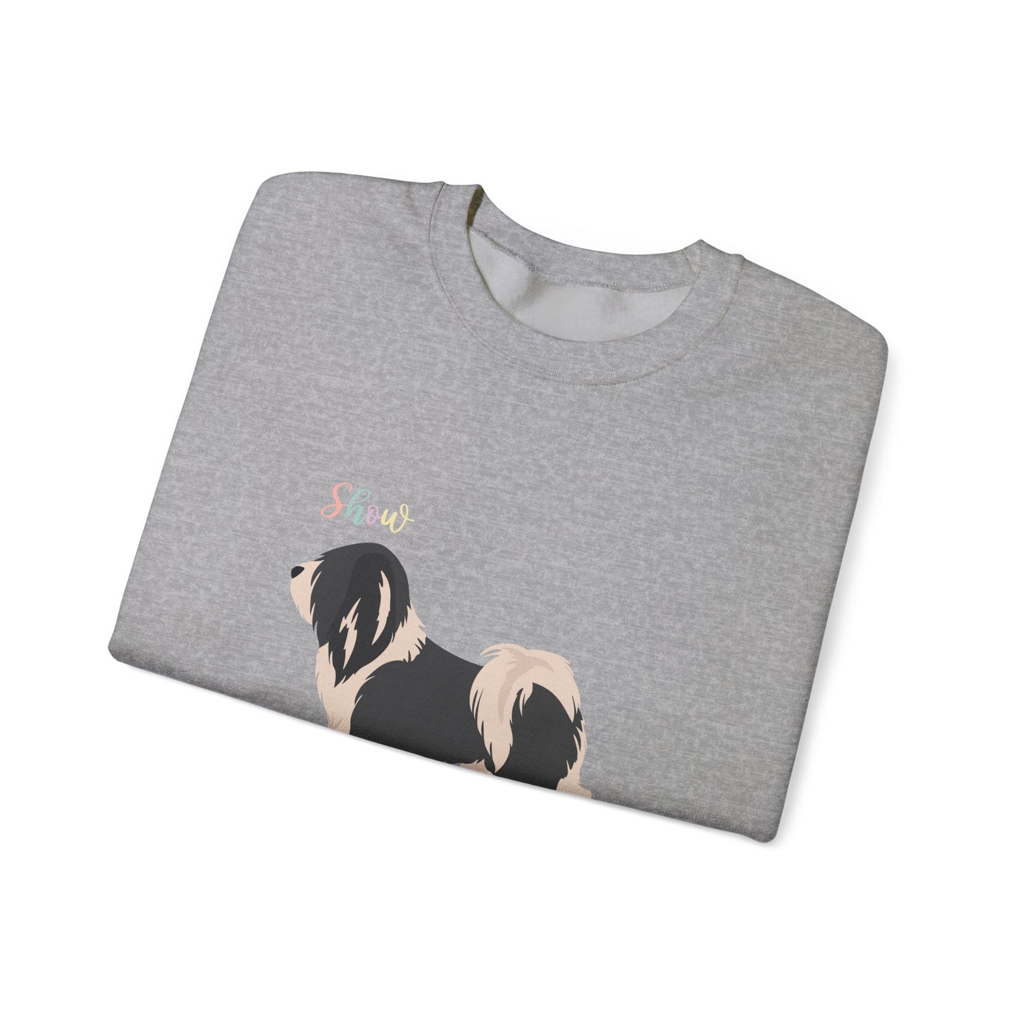Tibetan Terrier Dog Unisex Heavy Blend Crewneck Sweatshirt