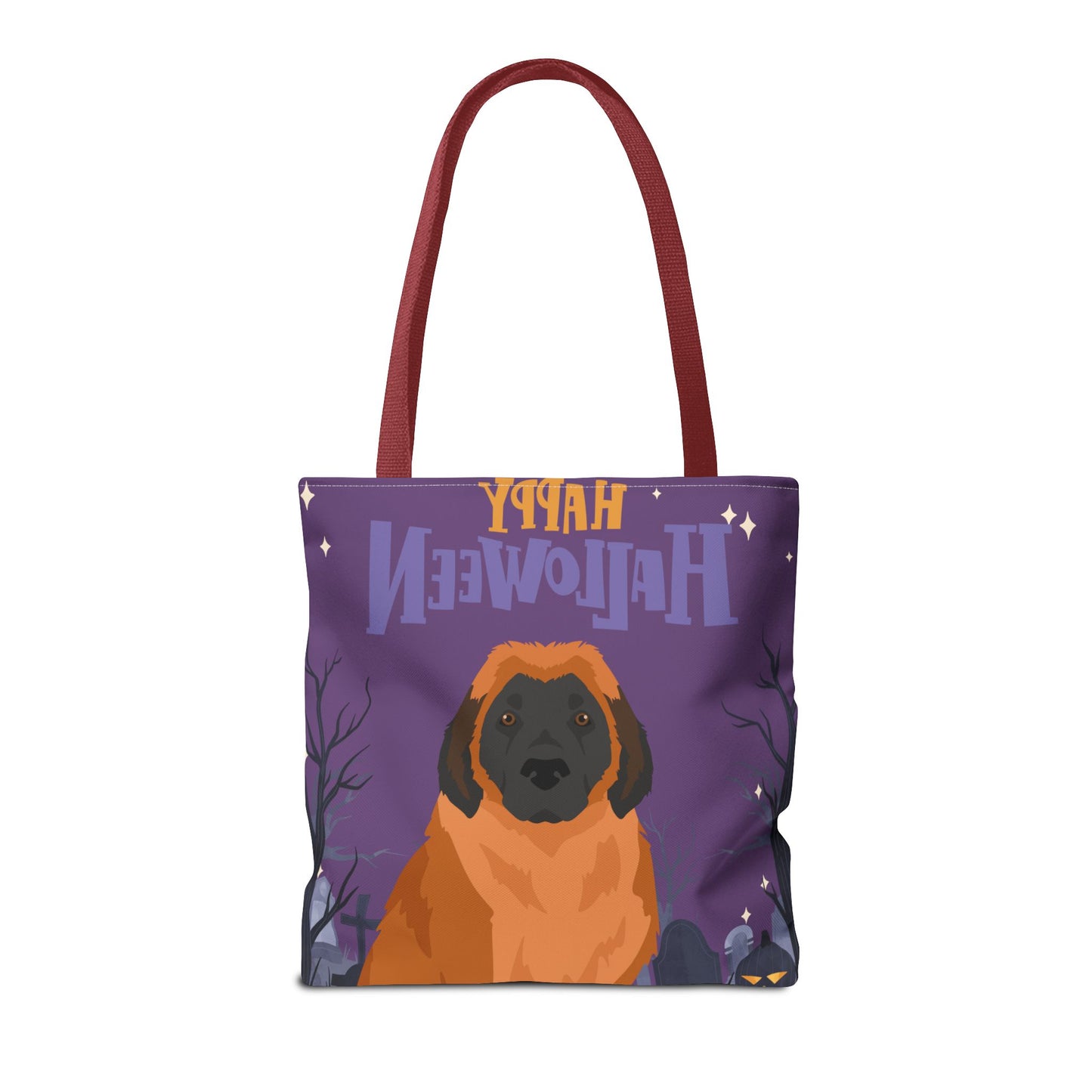 Leonberger Dog Happy Halloween Tote Bag 16x16