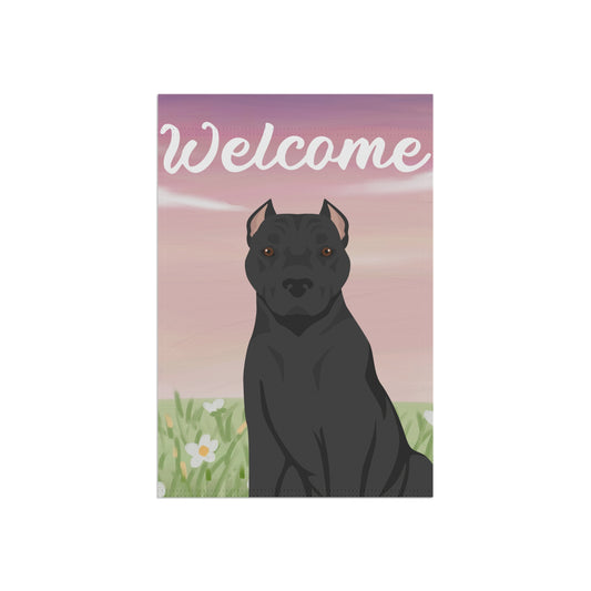 American Staffordshire Terrier Dog Welcome Garden Flag