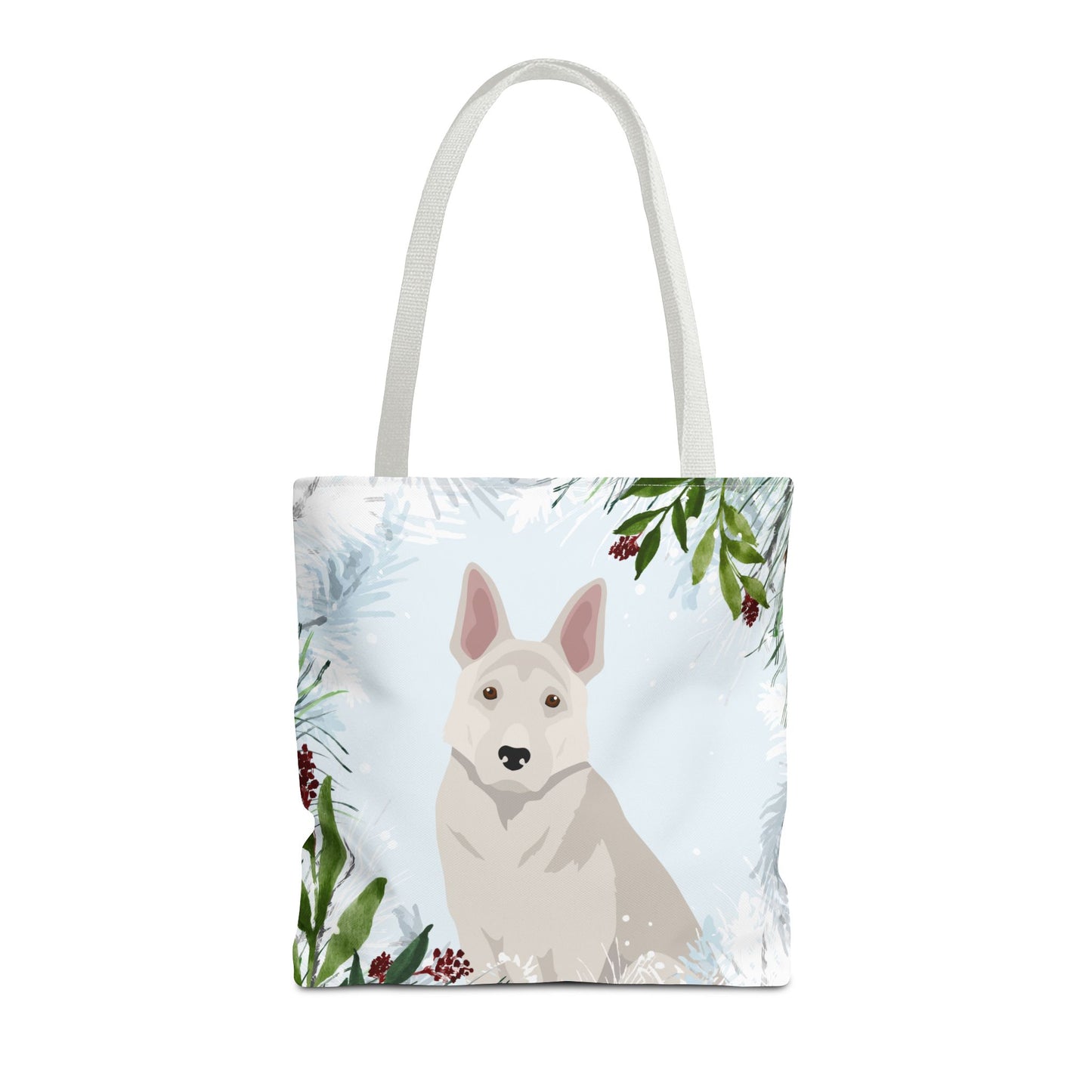 German Shepherd Dog Christmas Holiday Tote Bag 16x16