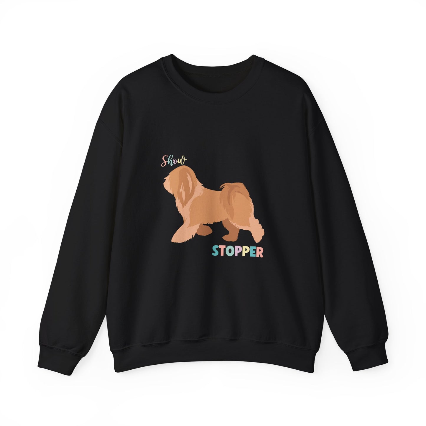 Tibetan Terrier Dog Unisex Heavy Blend Crewneck Sweatshirt