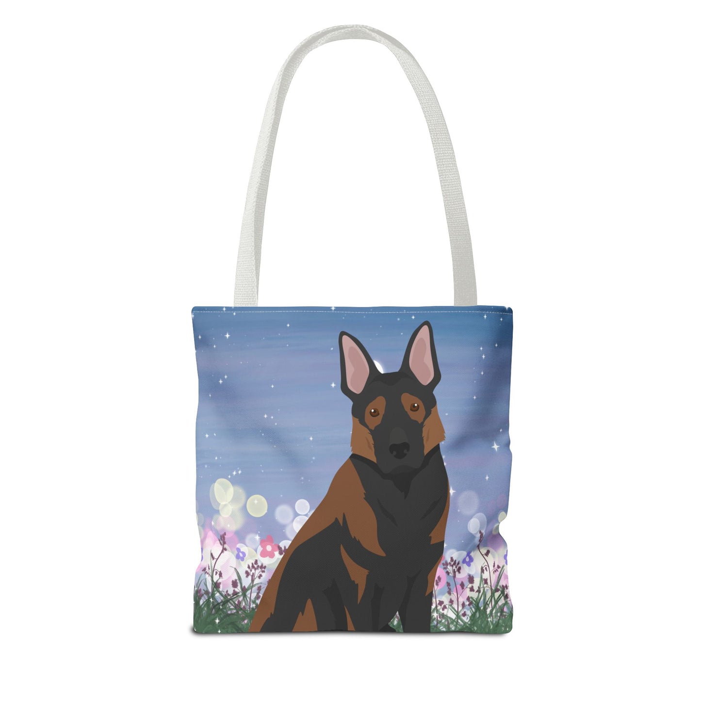 German Shepherd Dog Tote Bag 13x13