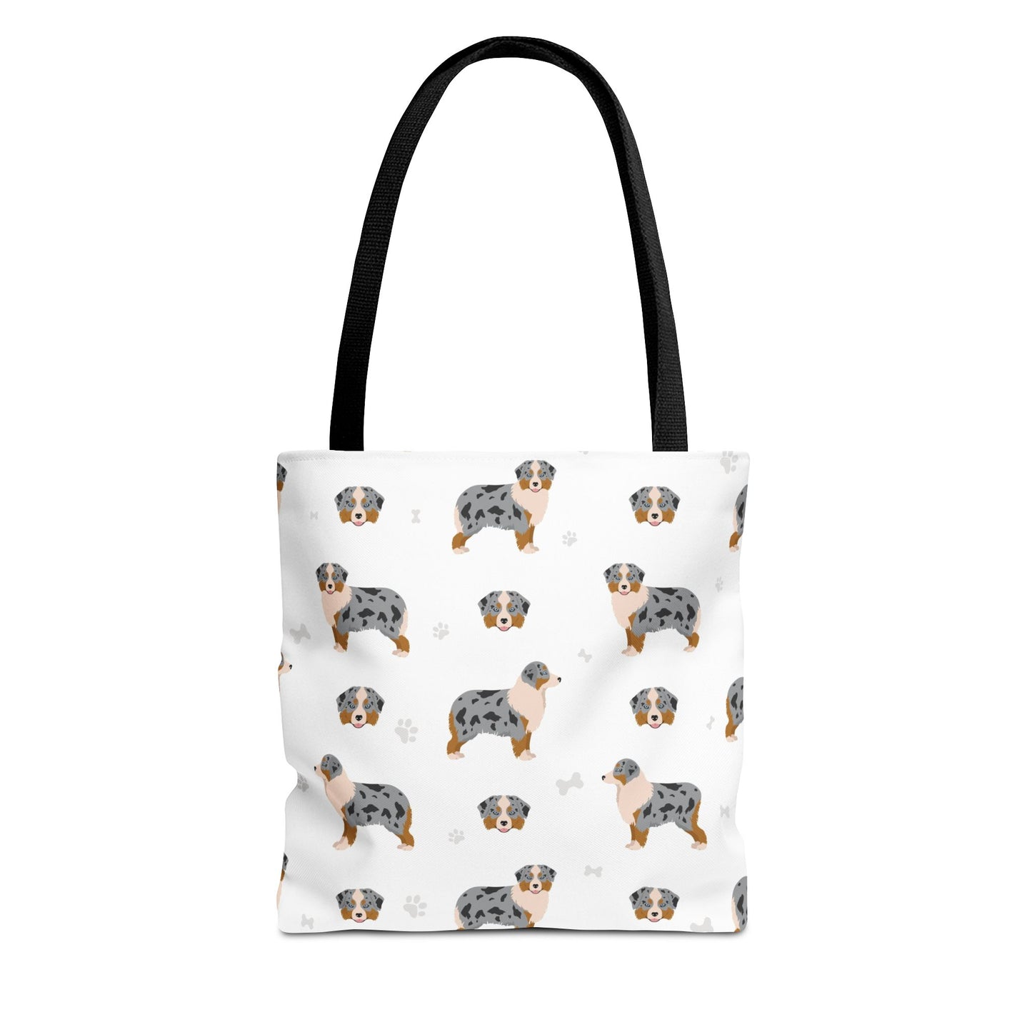Miniature Australian Shepherd Dog Tote Bag, Aussie Dog Mom Gift