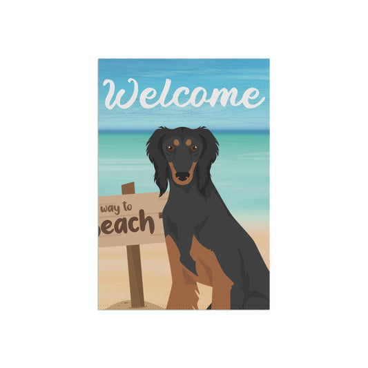Saluki Dog Garden Flag