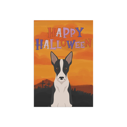 Border Collie Dog Halloween Garden Flag