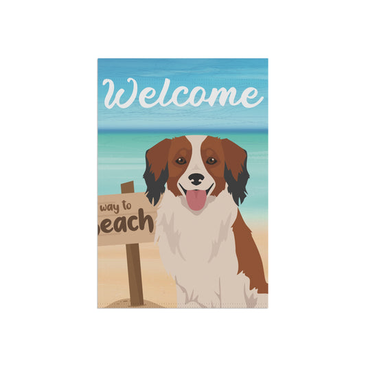 Kooikerhondje Dog Garden Flag