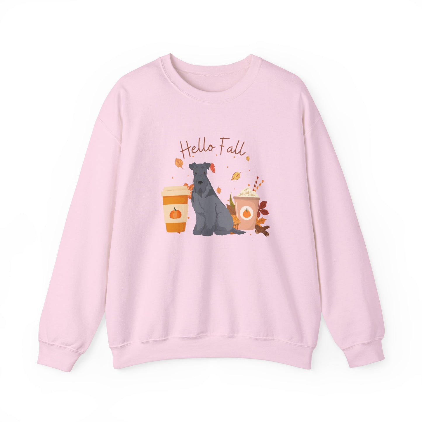 Kerry Blue Terrier Dog Fall Halloween Unisex Heavy Blend Crewneck Sweatshirt