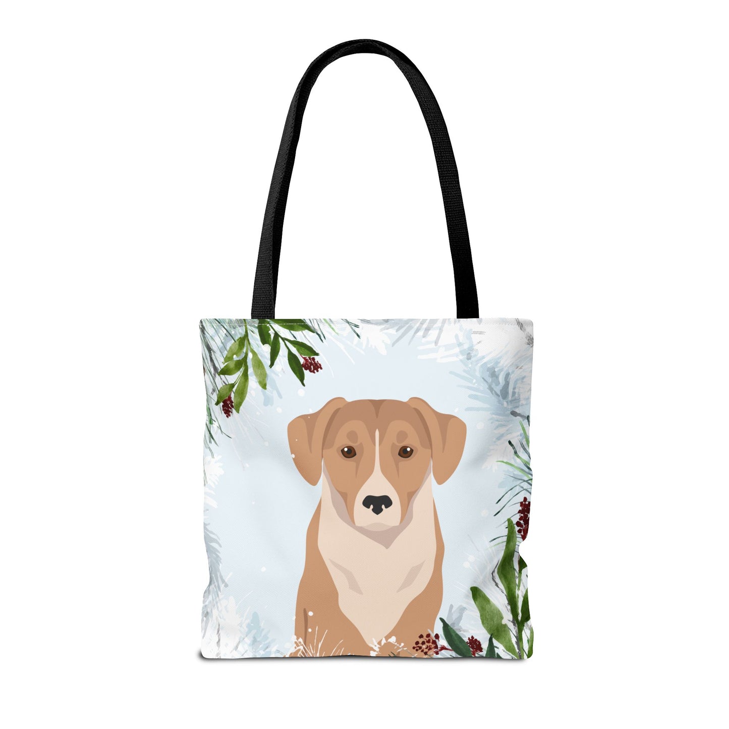 Austrian Pinscher Dog Christmas Holiday Tote Bag 16x16