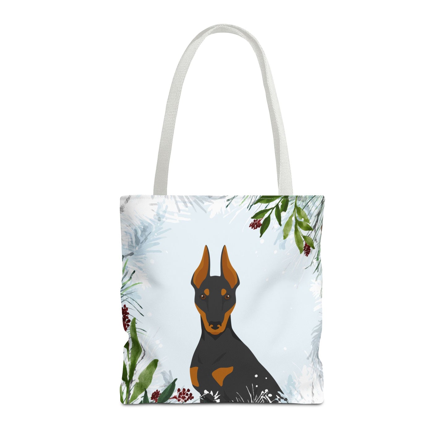 Manchester Terrier Dog Christmas Holiday Tote Bag 16x16