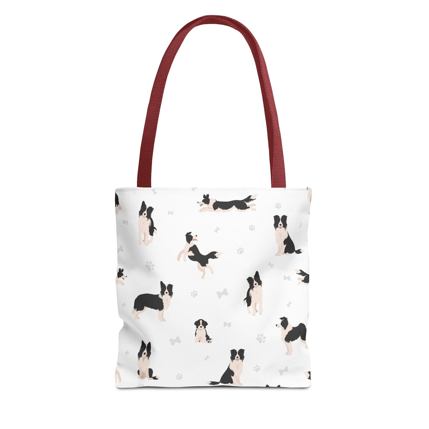 Border Collie Dog Tote Bag, Akita Dog Mom Gift
