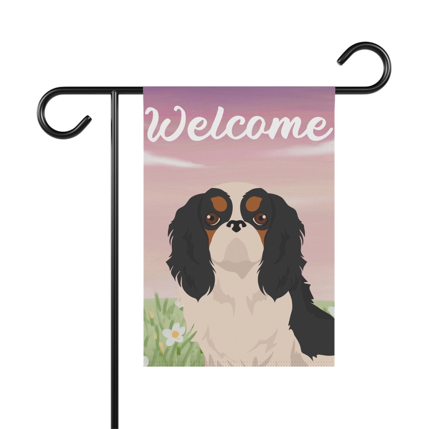 English Toy Dog Welcome Garden Flag