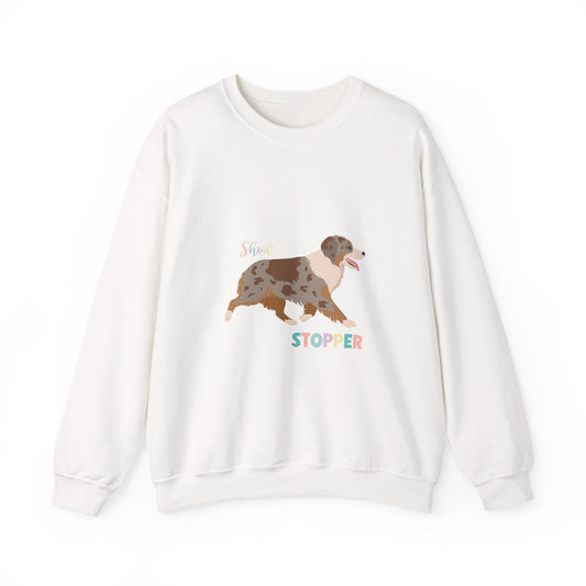 Miniature American Shepherd Dog Unisex Heavy Blend Crewneck Sweatshirt