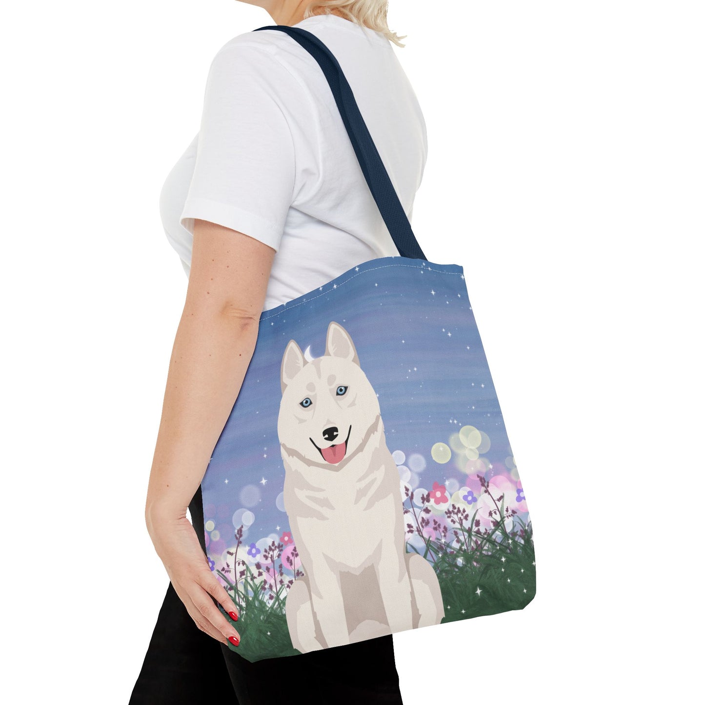 Siberian Husky Dog Tote Bag 16x16